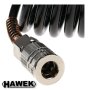 Спирален маркуч за въздух с бързи връзки HAWEK 10 15 20 метра маркучи, снимка 5