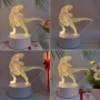 Холограмна 3D LED лампа - Динозавър, снимка 3