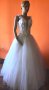 Булчинска рокля №2 - НОВА ! С воал, чанта, ръкавици и венче, снимка 1 - Сватбени рокли - 37367402