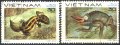 Клеймовани марки Фауна Влечуги 1983 от Виетнам, снимка 1 - Филателия - 40024685