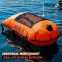 Нов 28L плувен буй суха чанта за открити води море оранжев dry bag tow float, снимка 6