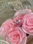 Букети от ръчно изработени сатенени рози, снимка 7
