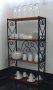 Етажерки , рафтове , полици , стойки , конзоли и рафтодържачи от ковано желязо, снимка 12