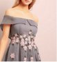 Оригинална рокля на New Look с 3Д цветя, снимка 1 - Рокли - 39892614