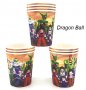 Dragon Ball драгон бол 10 бр картонени чаши парти рожден ден, снимка 1 - Чаши - 29851974