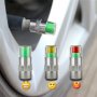 Универсални сензори за отчитане на налягането в автомобилните гуми 4бр. комплект, снимка 1 - Аксесоари и консумативи - 42858629