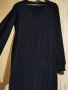 ЕЛЕГАНТНА РОКЛЯ ТЪМНОСИНЯ ЛИКРА РАЗМЕР2 XL, снимка 4