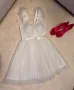 Официална къса бяла рокля., снимка 2