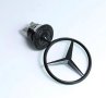 емблема мерцедес черна гланц Mercedes 44mm мерник W204/w211/w212/w210/w220, снимка 4