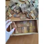 Голямо дървено домино с 91 части, класическа луксозна игра за деца и възрастни B110, снимка 6