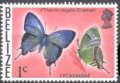 Чиста марка Фауна Пеперуда 1974 от Белиз, снимка 1 - Филателия - 39611524