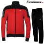 Мъжки спортен екип REDICS 230122, черен с червено, памук и ликра, снимка 1 - Спортни дрехи, екипи - 42821208