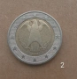 Монети 2 € , 2002 и 2003 г . , Германия " J " с изместване , снимка 3