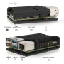 Бронен корпус с алуминиев радиатор за Raspberry Pi 4 (P122), снимка 2