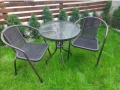 Градински комплект 2 стола с маса, снимка 6