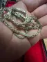 Уникален мъжки сребърен ланец кралска плетка , снимка 5