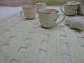 Неползван порцеланов сервиз за греяна ракийца, снимка 7