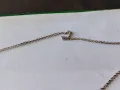 Сребърна верижка с медальон 925, снимка 4
