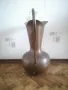 Ваза кана голяма изкована от мед. Настолна голяма бронзова лампа. , снимка 7