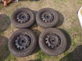 ПРОМО Железни Джанти за Hyundai Toyota KIA 4x100 14 цола.Отлично състояние., снимка 1