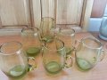 Стари стъклени чаши халби, снимка 5
