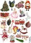 Скрапбук стикери декорация планер christmas Коледа зима самозалепващ лист А5 - различни видове, снимка 6