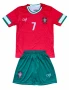 Детски футболен екип Португалия Роналдо комплект Portugal тениска Ronaldo CR7, снимка 2