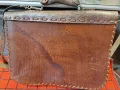 винтидж дамска чанта естествена кожа 36/27/10 см, снимка 11