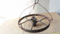 възрожденско колело от каруца, двуколка - направено на полилей , снимка 4