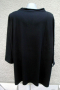 4XL Нова блуза с кристални капси в черно, снимка 4