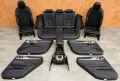 НОВ К-т Sport Салон BMW i4 G26 M50 Черна Кожа Сив Шев Leather Vernasca MAH7, снимка 1