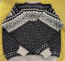 Vintage Christiania men knitted ski sweater size L – мъжка плетена жилетка в стил Hank Cardigan, снимка 2