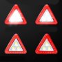 Авариен, Соларен Триъгълник с 3 бр. COB LED и червени диоди, снимка 2