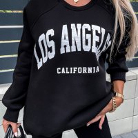 Черен Суитчър LOS ANGELES, снимка 1 - Суичъри - 39331806