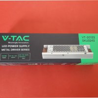 Захранване V-TAC Slim за LED ленти 120W,10A,12V, снимка 1 - Лед осветление - 44586330