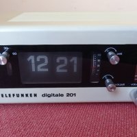Vintage Telefunken Digitale 201,Clock Radio 1973-1978год, снимка 1 - Радиокасетофони, транзистори - 29801853