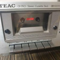 Stereo Cassette deck Касетен дек TEAC CX-350 В идеално състояние, работи отлично. Made in Japan С кн, снимка 5 - Декове - 37825353