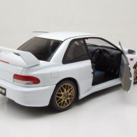 Subaru Impreza 22B 1998 - мащаб 1:18 на Solido моделът е нов в кутия, снимка 5 - Колекции - 44474303