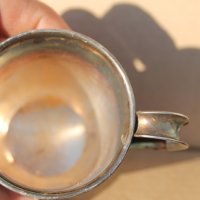 Сребърна чаша, снимка 4 - Антикварни и старинни предмети - 44435705