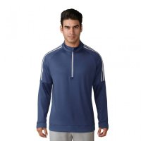 adidas Golf Balance 3-Stripes Quarter- Zip - страхотна мъжка блуза КАТО НОВА УГОЛЕМЕНА, снимка 1 - Спортни дрехи, екипи - 40594647