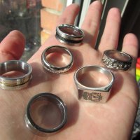 Продавам 6 пръстена, стомана., снимка 5 - Пръстени - 44308862