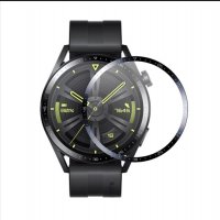 5D Протектор за Huawei Watch GT3 46мм и 42мм / Watch 3 Pro 48 GT2, снимка 6 - Фолия, протектори - 35517538
