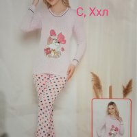 Дамски памучни пижами , снимка 4 - Пижами - 40351551