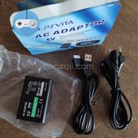  Зарядно устройство адаптер с USB кабел за PlayStation Vita PCH-1XXX FAT конзоли, снимка 3 - Аксесоари - 35380306