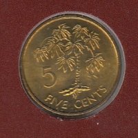 5 цента 1982 FAO, Сейшели, снимка 1 - Нумизматика и бонистика - 38644314