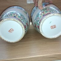 Китайска ваза Китайски порцелан , снимка 6 - Антикварни и старинни предмети - 38419229
