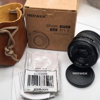 Neewer 35mm f1.7 Sony E, снимка 1 - Обективи и филтри - 42474935