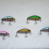 Воблер - Аrtificial minnow hard bait 6см, 8гр., снимка 1 - Стръв и захранки - 40181915