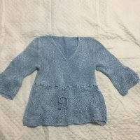 Блузка от фино плетиво хс-с, снимка 1 - Блузи с дълъг ръкав и пуловери - 44318684