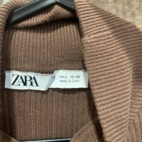 Кафяв Пуловер Zara , снимка 2 - Блузи с дълъг ръкав и пуловери - 42905663